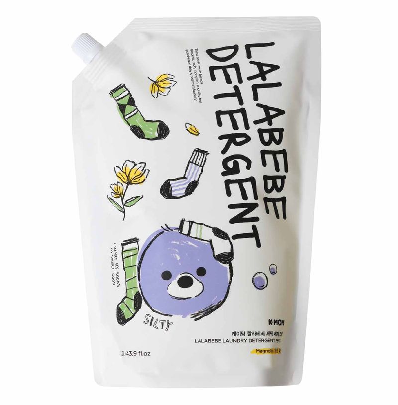 Nước giặt Lalabebe K-mom thuần chay hương mộc lan túi 1.3L