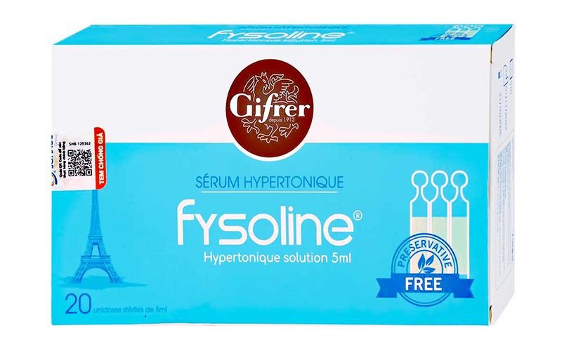 nước muối fysoline xanh
