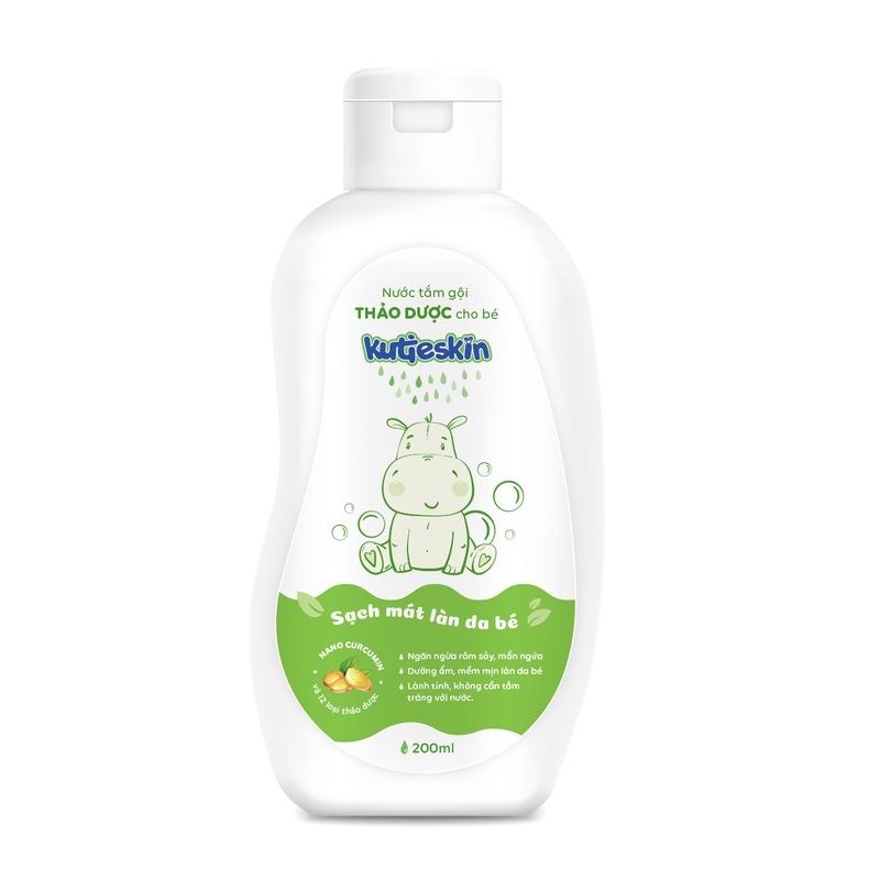 Nước tắm gội thảo dược Kutieskin 