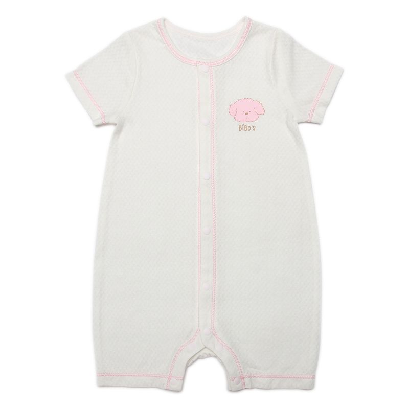 Romper đùi bé gái Bibo's H110400 in cún hồng 3M