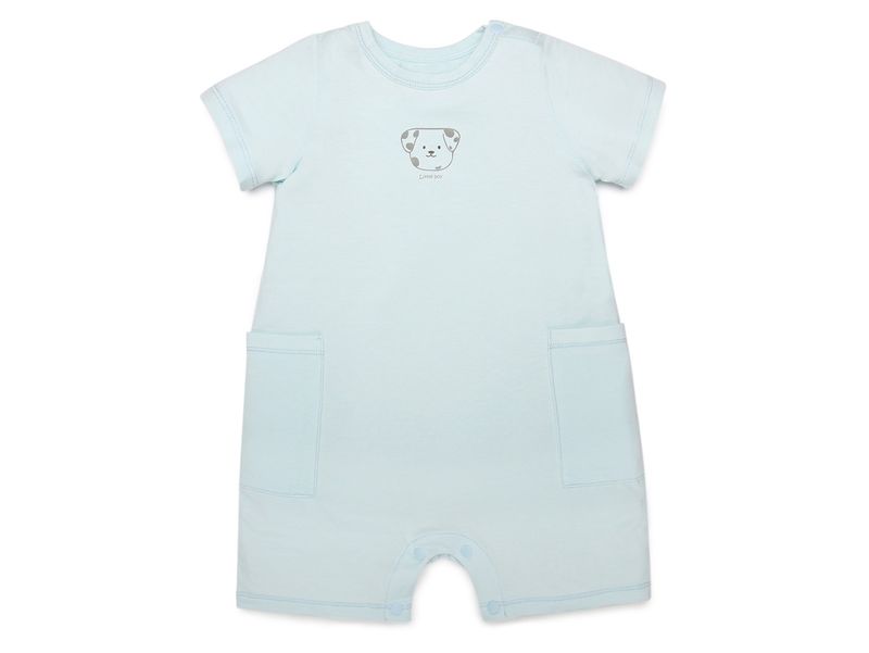 Romper đùi bé trai Bibo's cotton modal xanh