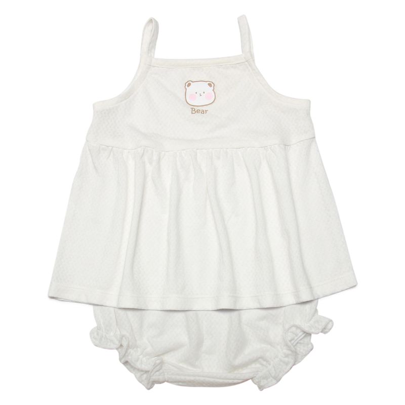  Set áo 2 dây Bibo's mix quần chíp H110400 trắng