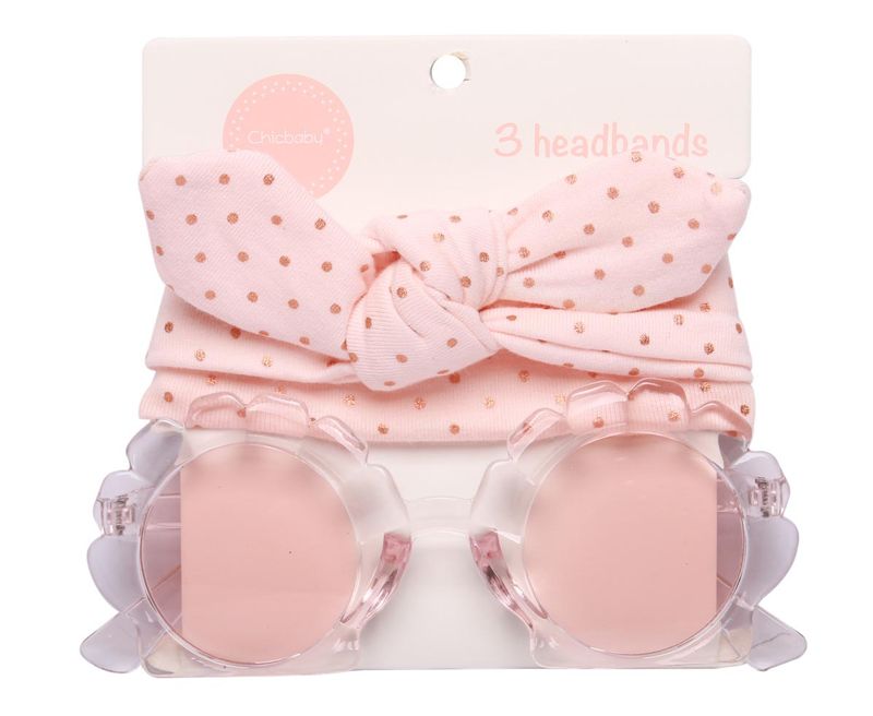set kính mắt chống uv kèm băng đô