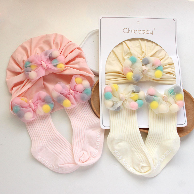 set tất mũ turban Chicbaby
