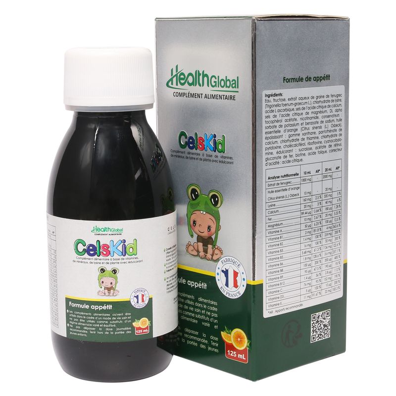 Siro ăn ngon CelsKid HealthGlobal
