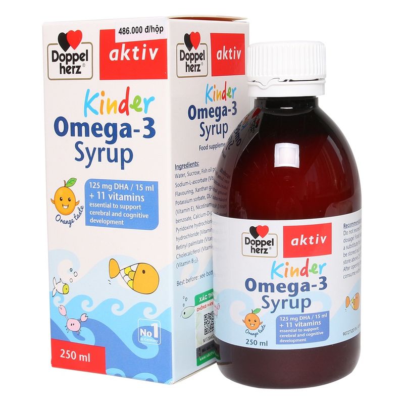 Siro bổ sung Omega-3 Doppelherz 250ml 