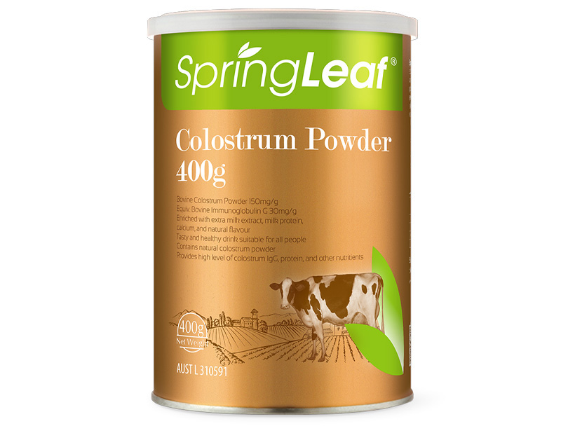 Sữa bò non SpringLeaf Colostrum Powder IgG 400g