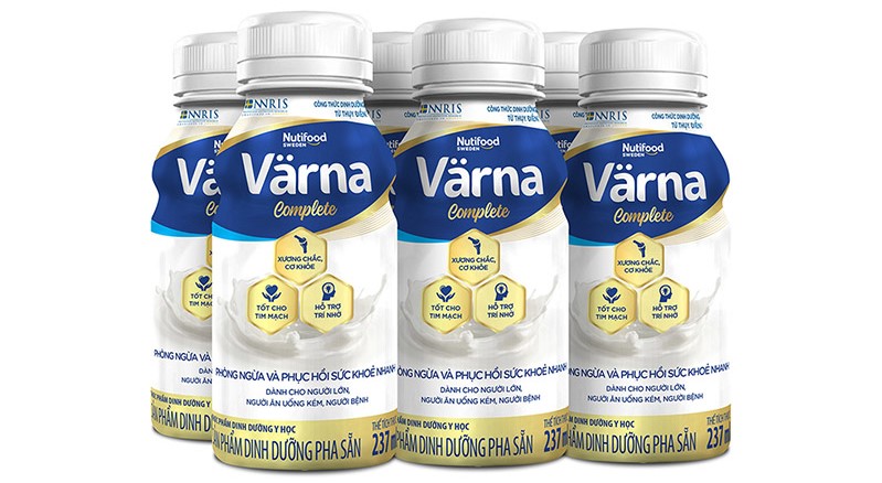 Sữa bột pha sẵn Varna Complete 237ml (Lốc 6 chai)
