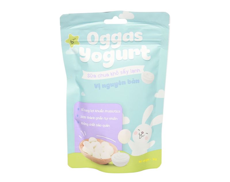Sữa chua khô sấy lạnh Oggas Yogurt nguyên bản 18g