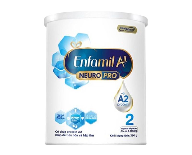 Sữa Enfamil A2 NeuroPro số 2 350gr (6 -12 tháng)