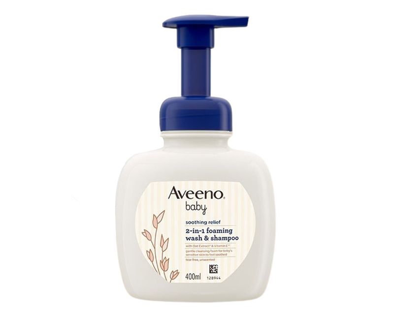 Sữa tắm gội cho bé Aveeno Baby tạo bọt 400ml