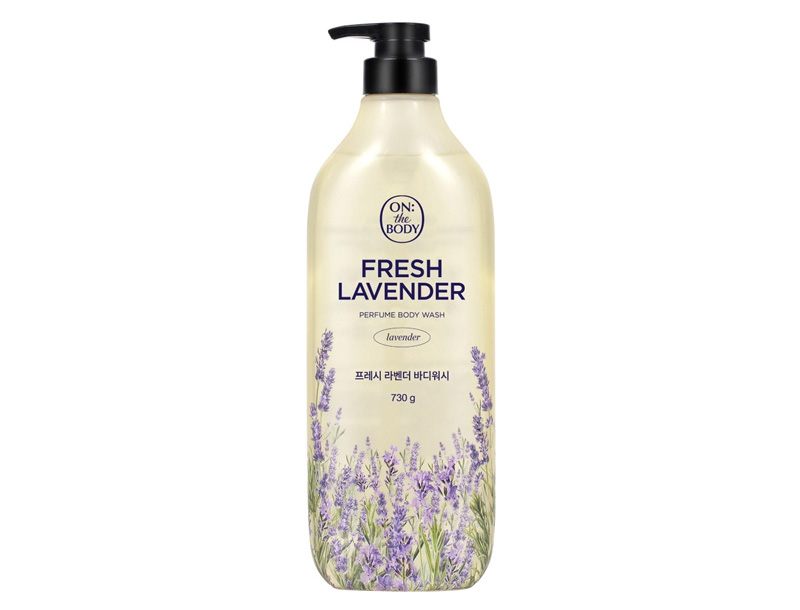 Sữa tắm hương nước hoa On The Body lavender 730g
