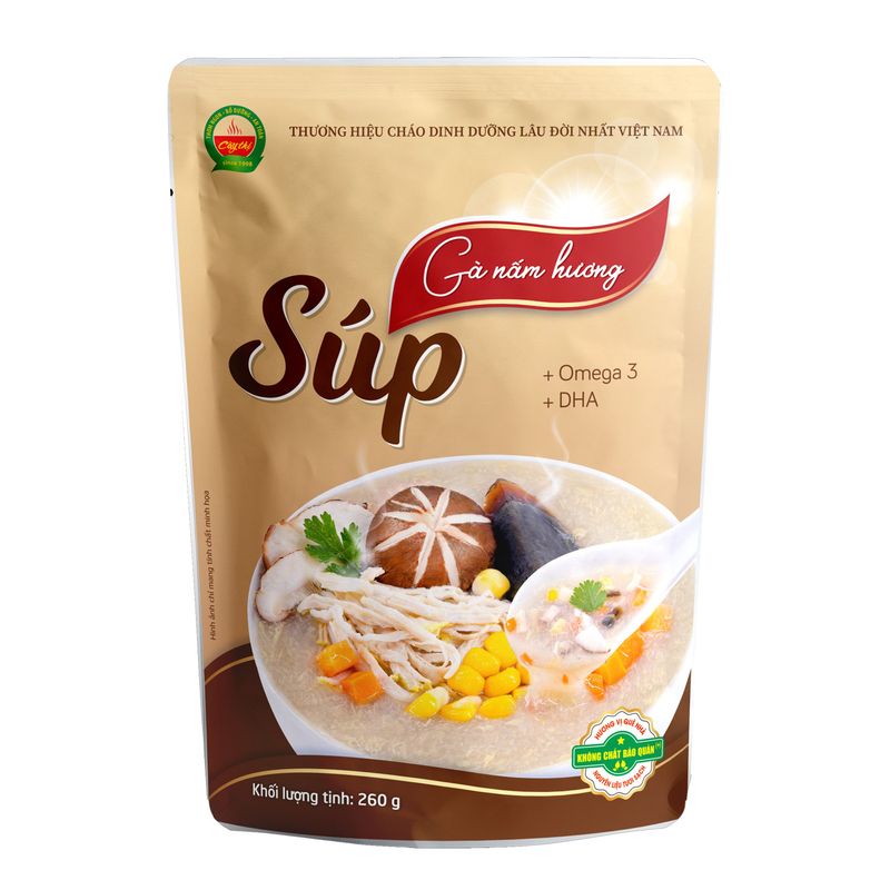 Súp gà nấm hương Cây Thị 260g (Từ 1 tuổi)