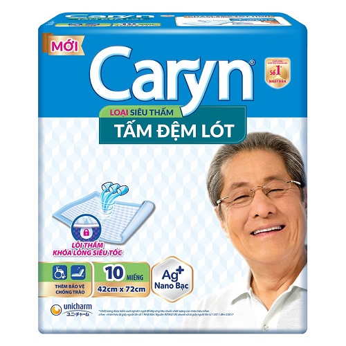Tấm đệm lót Caryn siêu thấm 10 miếng