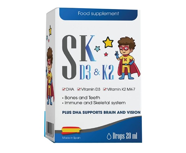 Thực phẩm bảo vệ sức khỏe SK D3K2 20ml