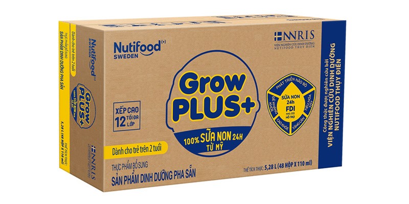 Sữa non pha sẵn GrowPLUS+ vàng