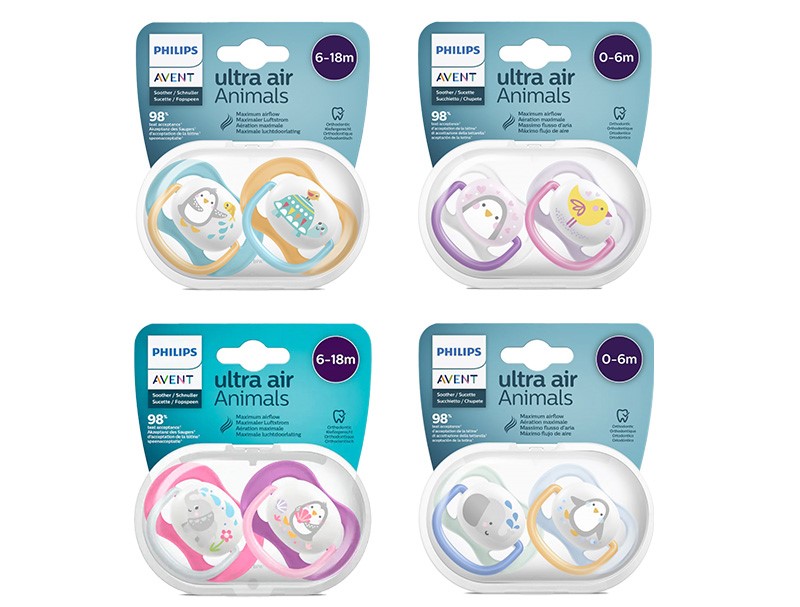 Ty giả Philips Avent ultra air bé gái hình thú