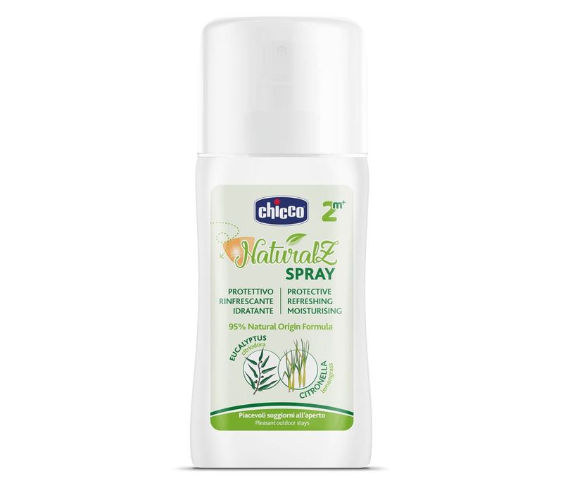 Xịt chống muỗi, dưỡng da Chicco NaturalZ 100ml 2M+