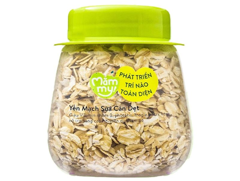 Yến mạch sữa cán dẹt Mămmy phát triển toàn diện 80g