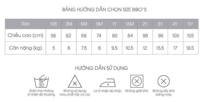 Áo cổ cao bé gái Bibo’s 