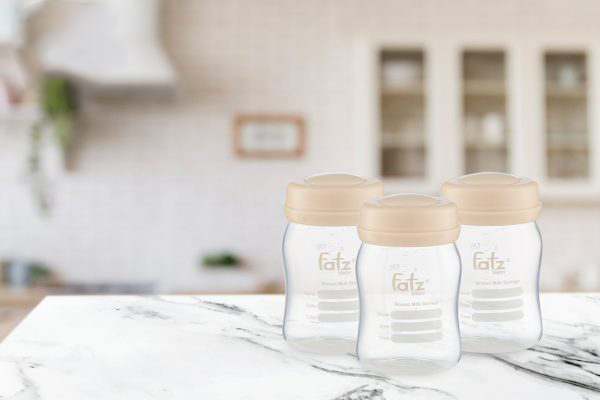 Thiết kế tiện lợi của 3 bình trữ sữa Fatzbaby FB0120NH 150ml