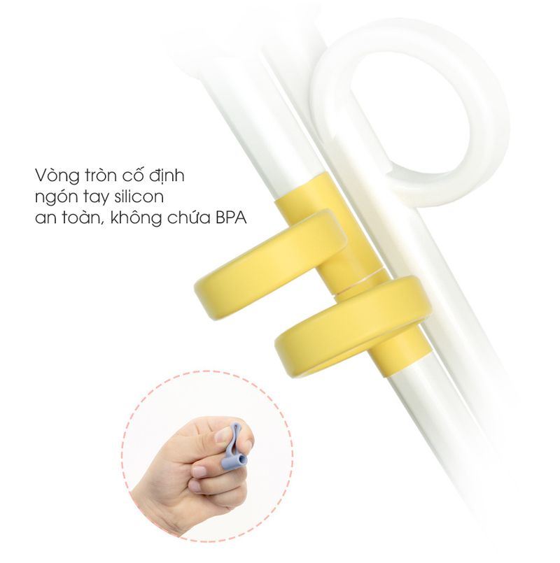Bộ đũa thìa dĩa ăn dặm Nimo hình gà con 755/756 