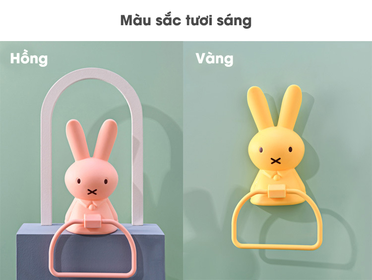 Giá treo khăn nhà tắm hình thỏ DDL 660/661