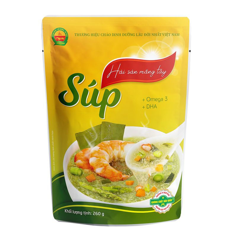 Súp hải sản măng tây Cây Thị 260g (Từ 1 tuổi)