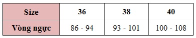 bảng hướng dẫn size