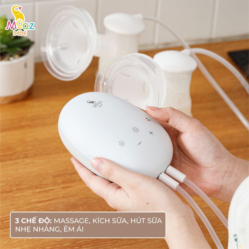 Máy hút sữa điện đôi MB029 Moaz bébé