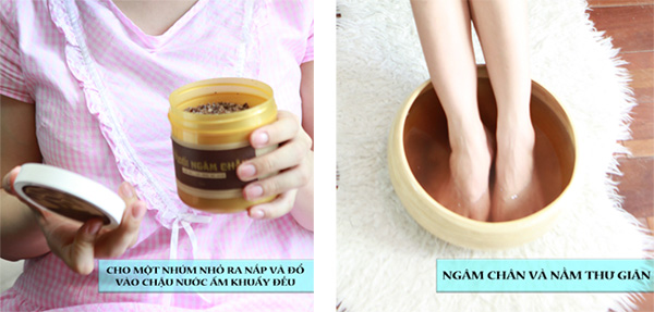 Hướng dẫn sử dụng muối ngân chân thảo dược