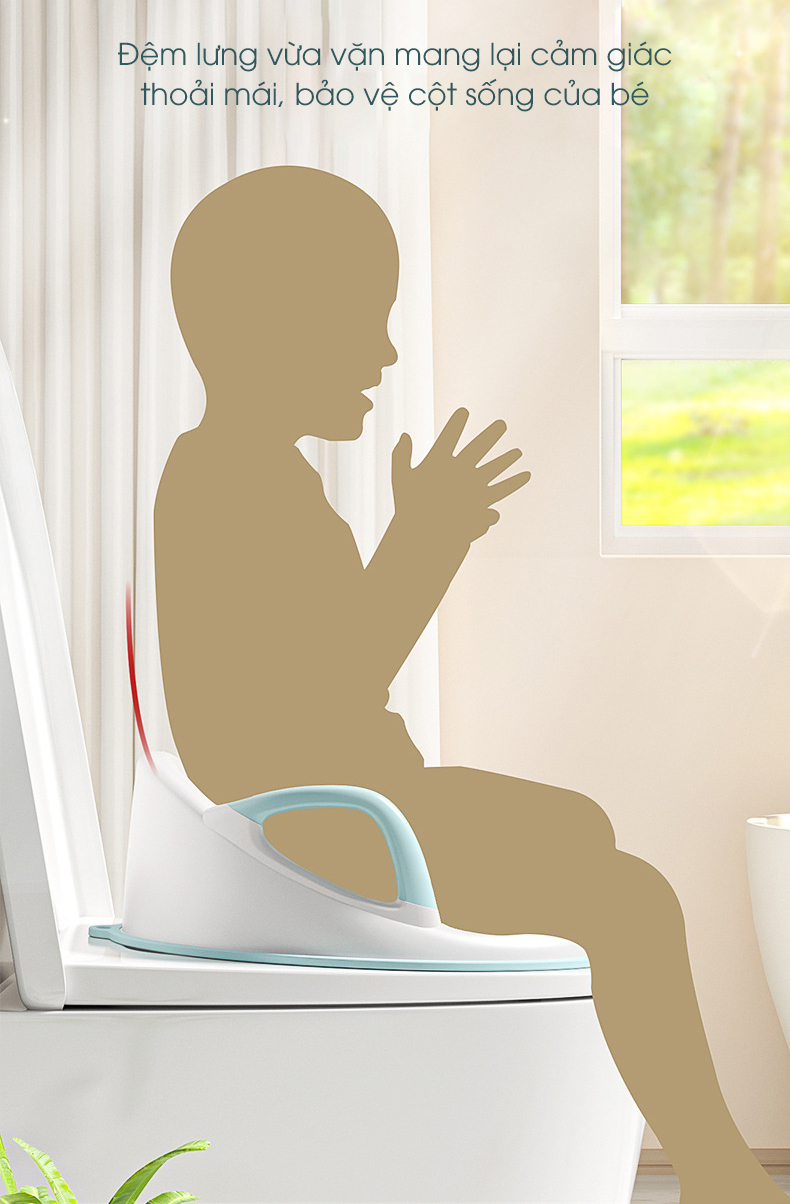 Nắp bồn cầu cho bé 2065 chống trượt 2