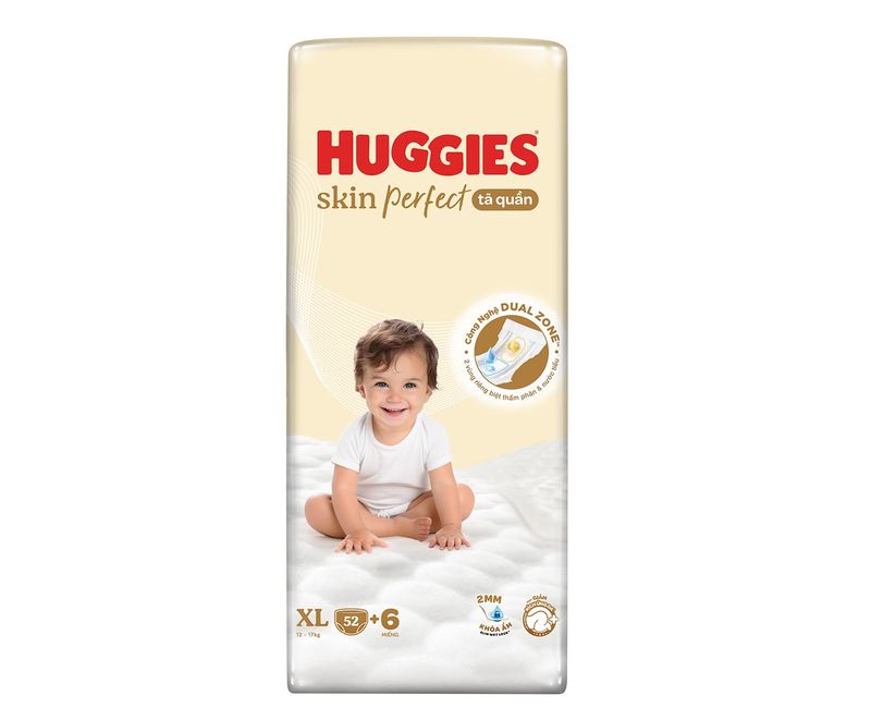 Tã quần Huggies Skin Perfect size XL 52 miếng