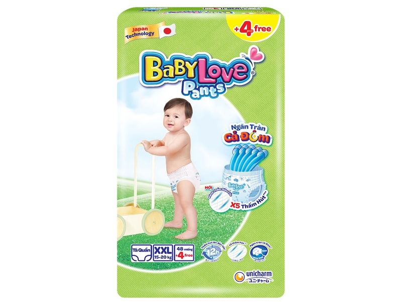 Tã quần BabyLove size XXL 48 miếng