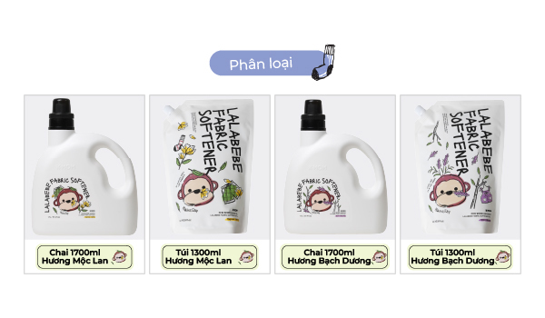 Nước xả vải thuần chay Lalabebe K-mom