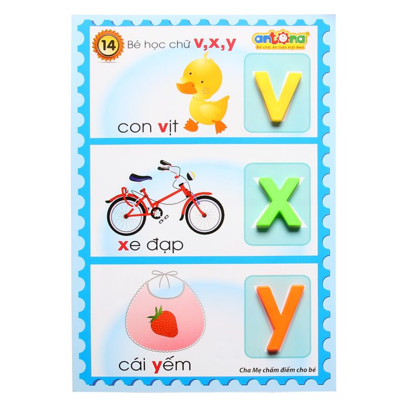 Bé luyện tập nhận biết chữ trên những trang sách