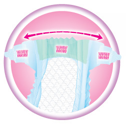 Tã dán Bobby size XS 70 miếng với hệ thun Flexi-fit co giãn thoải mái