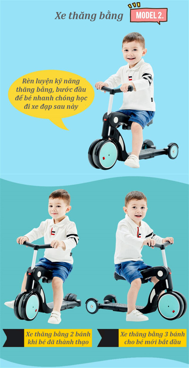 Xe trượt Scooter Freekids 5 in 1