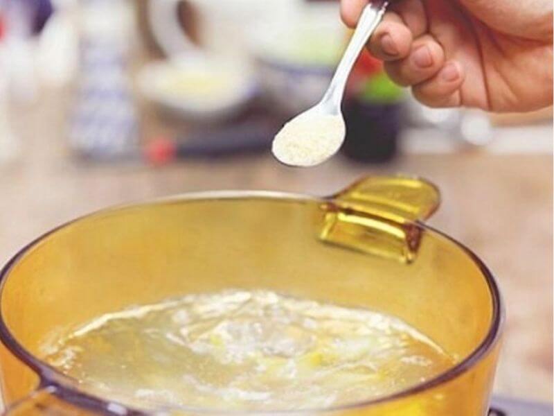 Sử dụng hạt nêm phù hợp với bé