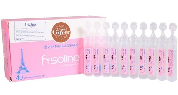 Nhỏ mắt Pháp Fysoline 0,9 (Hộp 40 ống x 5ml)