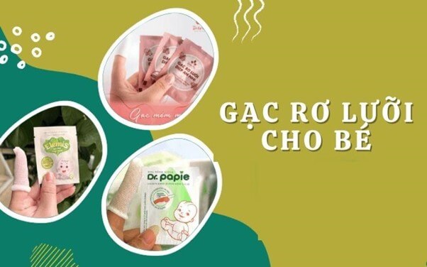 Một số sản phẩm rơ lưỡi cho bé