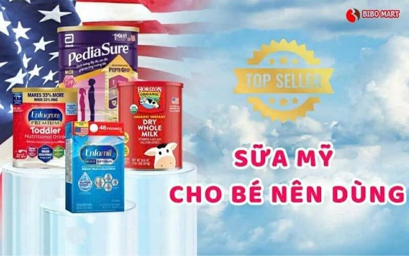 Những dòng sữa Mỹ cho bé nên chọn