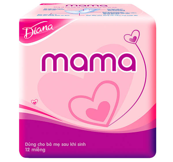 Bỉm Diana Mama 12 miếng