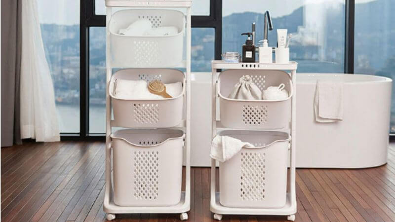 Kệ đựng đồ làm tăng tính thẩm mỹ cho căn nhà