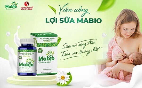 Viên uống lợi sữa Mabio hộp 30 viên