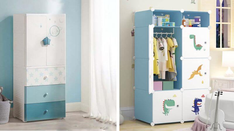 Chọn kiểu dáng tủ qu��ần áo nhựa phù hợp cho trẻ