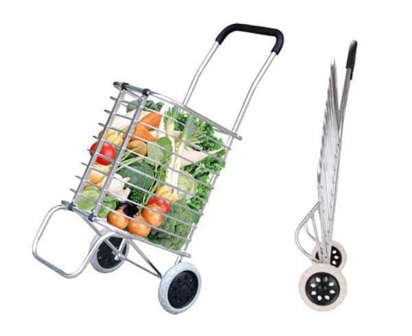 Xe kéo đi siêu thị gấp gọn