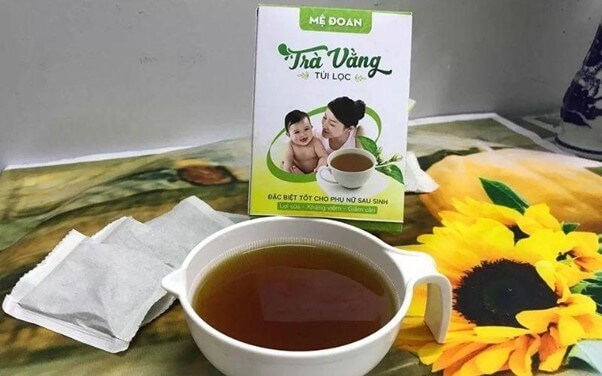 Trà vằng túi lọc Mệ Đoan lợi sữa cho phụ nữ sau sinh