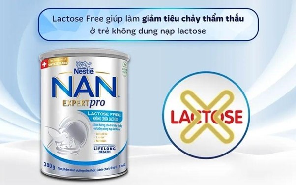 Sữa Nan expert pro lactose free dành cho trẻ 0-3 tuổi 380g