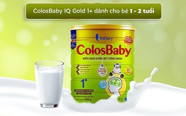 Sữa non ColosBaby IQ Gold 1+ miễn dịch khỏe, bé thông minh
